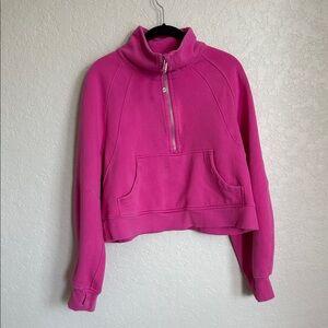 lululemon athletica Pink Half-Zip Sweatshirt
